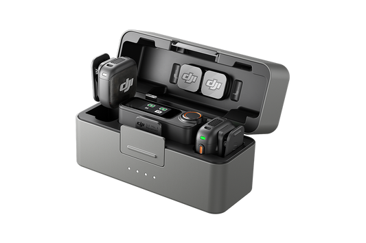 DJI Mic 3 (2 Transmitters + 1 Receiver + Charging Case)