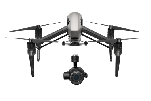 DJI Inspire 2 Advanced Combo with Zenmuse X7, Apple ProRes, CinemaDNG Licenses (NO BATTERIES)