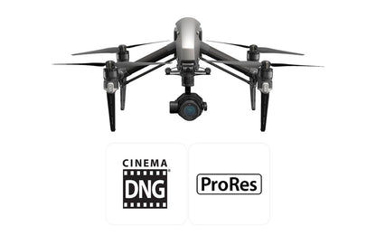 DJI Inspire 2 Advanced Combo with Zenmuse X7, Apple ProRes, CinemaDNG Licenses (NO BATTERIES)