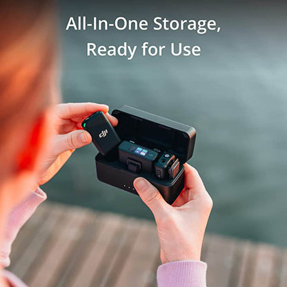 DJI Mic (2TX+1RX+Charging Case) Microphone 250m (820 ft.) Range 15-Hour Battery